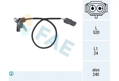Generador de impulsos, Volante motor FAE 79024 FAE 79.024 Mejor Calidad